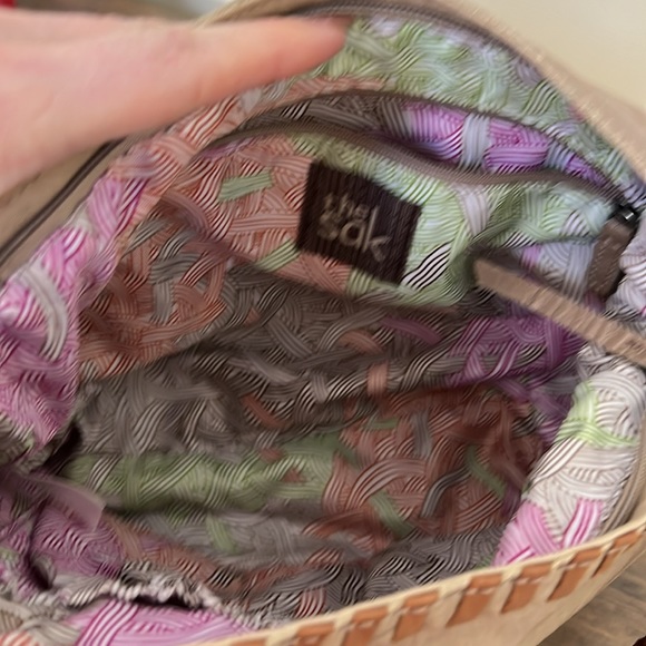 The Sak Beaded Shitake Indio Leather Small Shoulder
Satchel Style 10578 - Picture 14 of 15